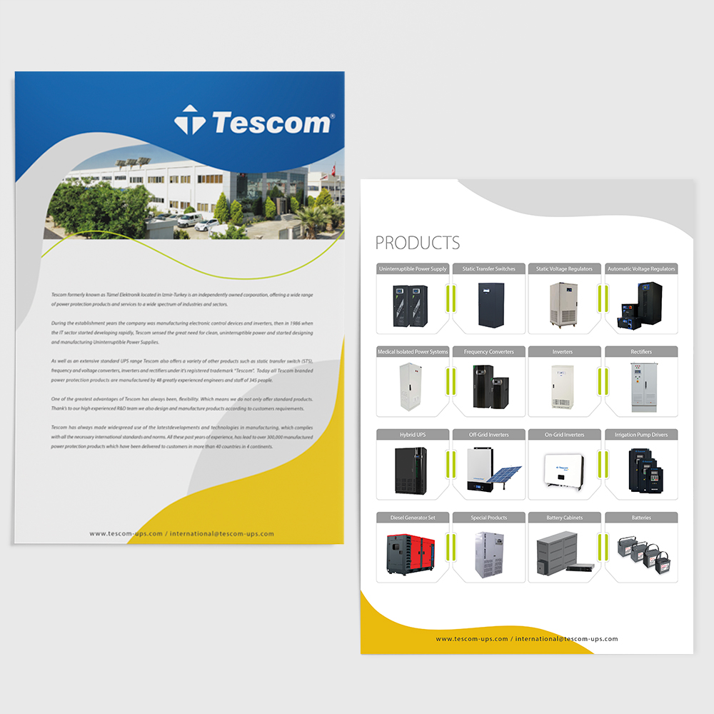 Tek Sayfa Flayer (İngilizce)