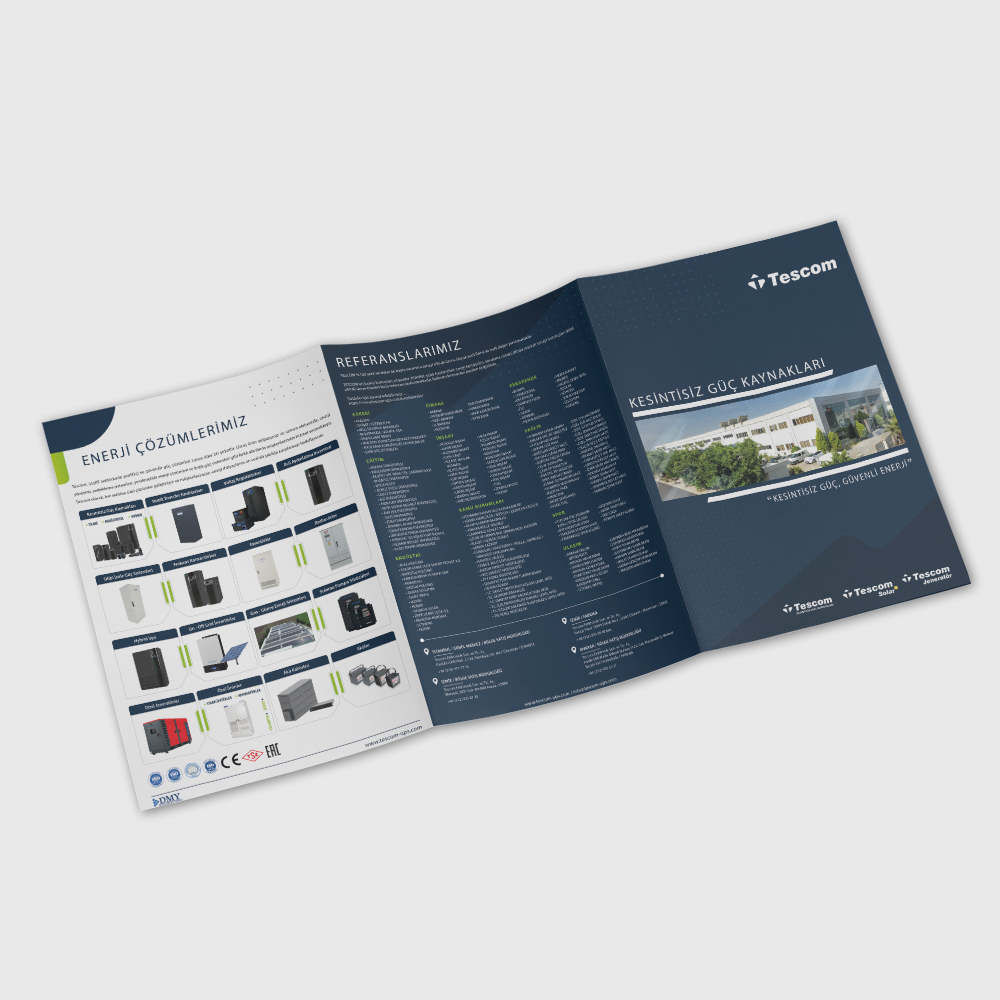 Fabrika Tanıtım Katlamalı Broşür (Türkçe)